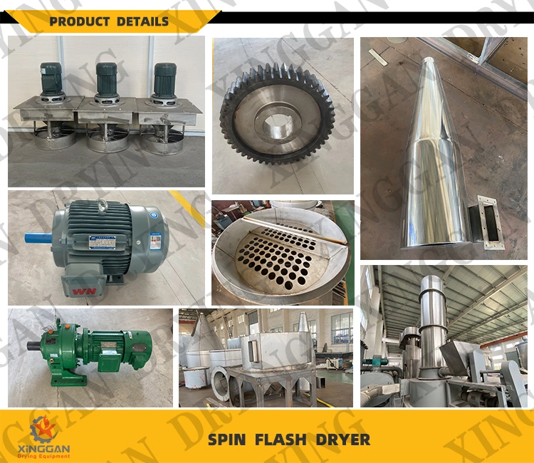 1600L/2000L/3000L Dyestuff and Pigment Flash Dryer for White Carbon Black/Barium Hydroxide/Baryta Hydrate/Hydrated Baryta/Caustic Baryta/ Potato Starch