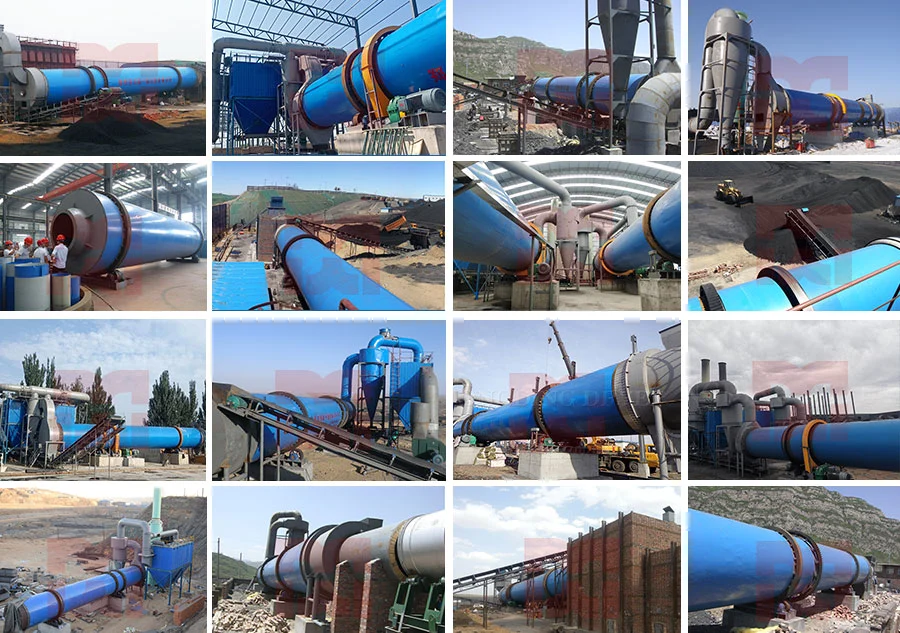 Industrial Rotary Drum Dryer Machine for Biomass, Olive Pomace, Coffee Grounds, Coal Slime, Bagasse, Ore Powder, Rotary Dryer Price