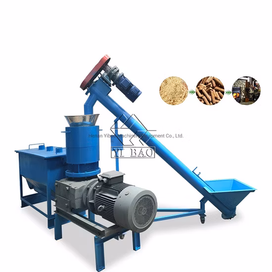 Holzabfall-Pelletmaschine, Flachmatrizen-Pelletmühle